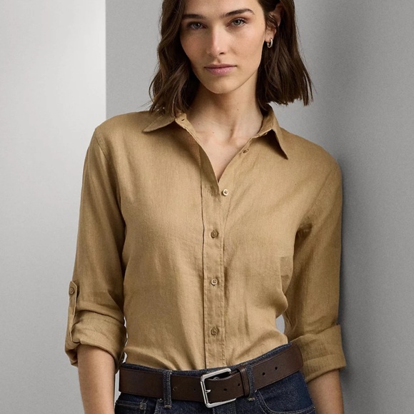 Lauren Ralph Lauren 100% Linen Shirt, size XXL - Picture 1 of 12